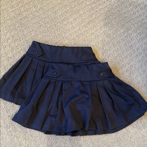 Polo by Ralph Lauren Dark Blue Pleated Skirt 0160